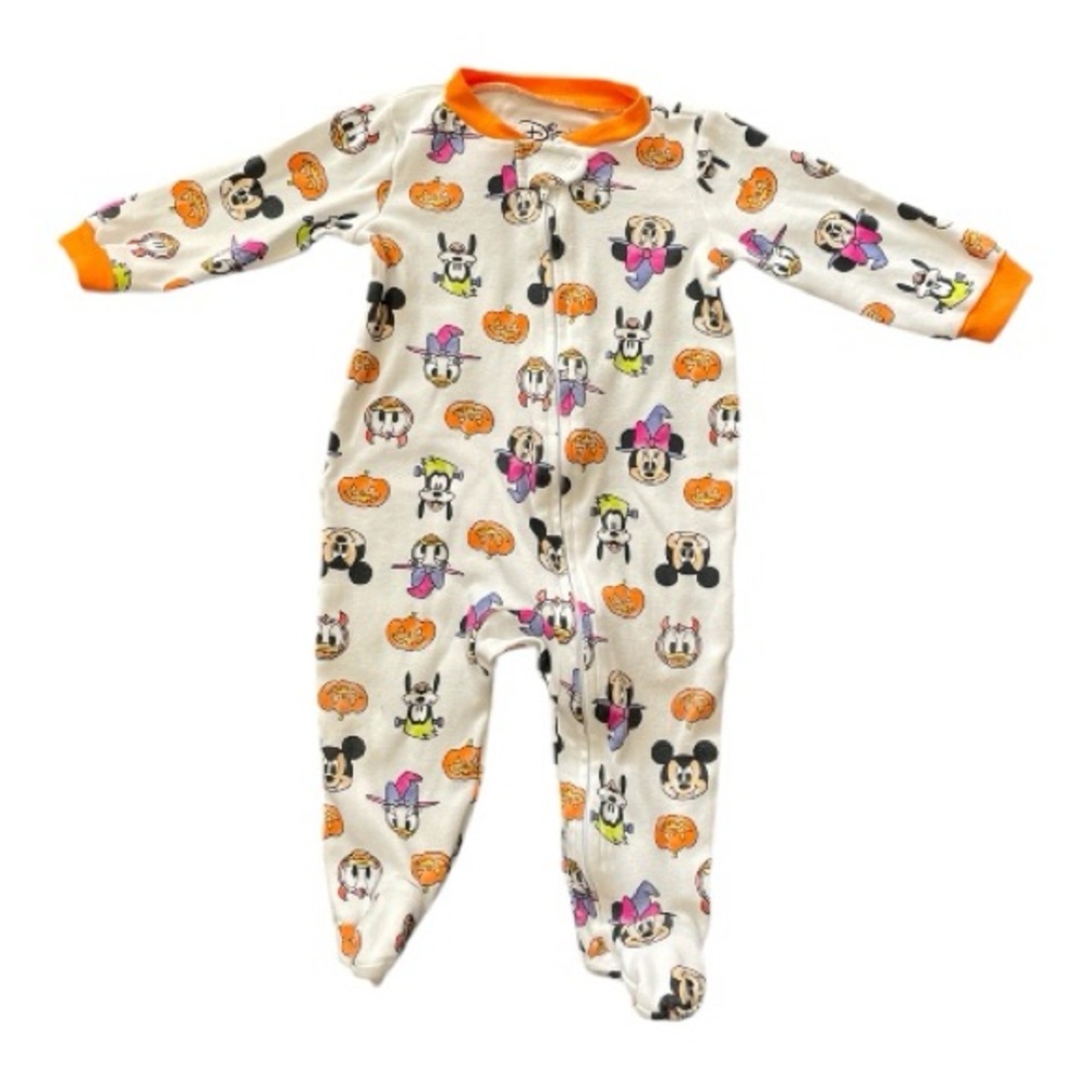 #122, Disney Halloween themed Kids Footie, size 6-9 mo